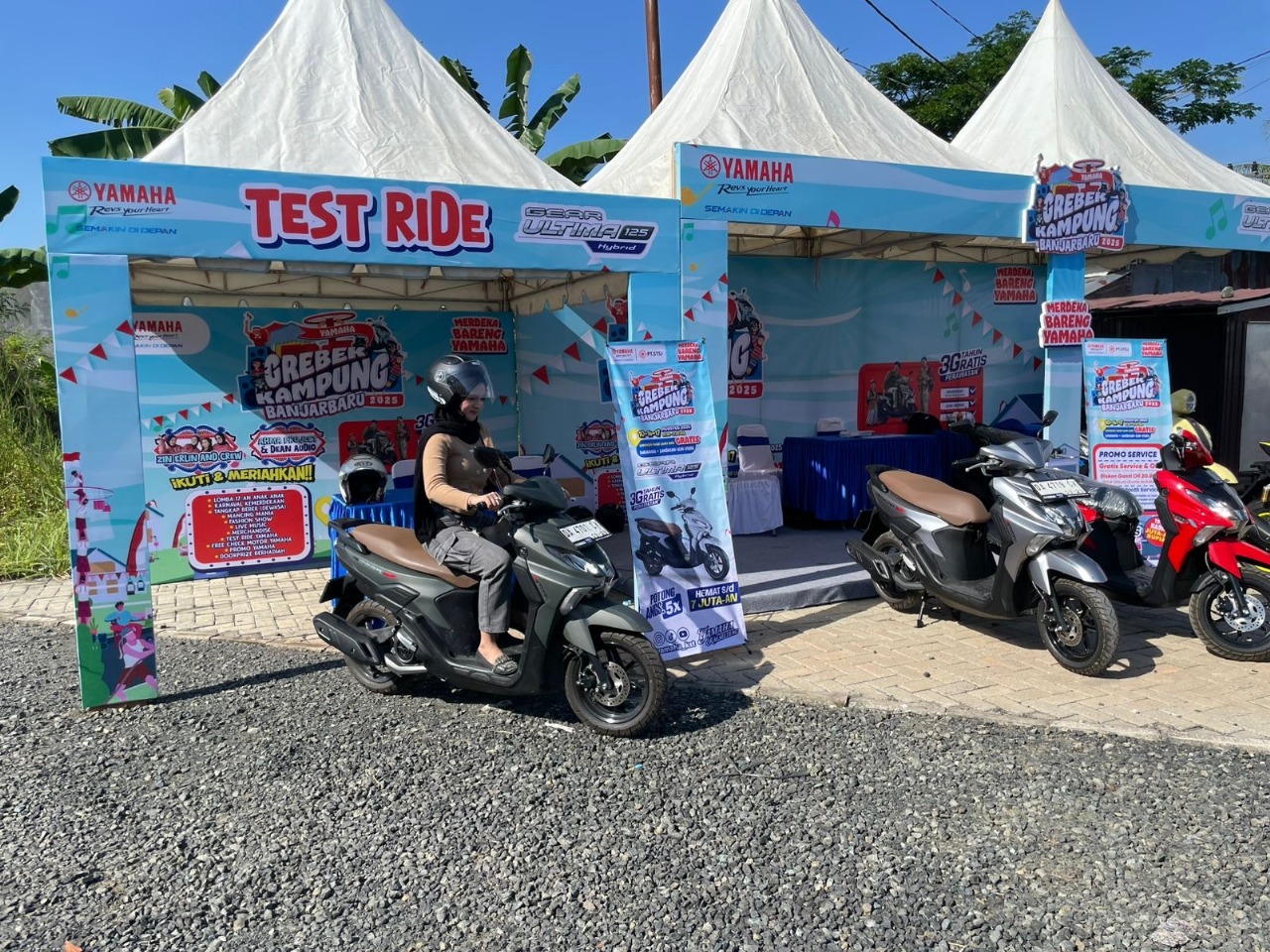 Yamaha Indonesia gelar test ride kegiatan grebek Kampung. 