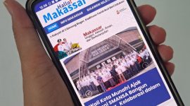 Peresmian logo dan penampilan Hallomakassar.com dari jantung kota Indonesia Timur. (Dok. Hallomakassar.com)