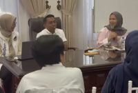 Sekretaris DPW Partai NasDem Sulsel, Syaharuddin Alrif memimpin rapat koordinasi persiapan Rakernas NasDem. 