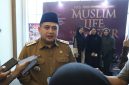 Wali Kota Makassar,  Munafri Arifuddin memberikan keterangan pers terkait Makassar jadi tuan rumah Muslim Life Fair 2026. 