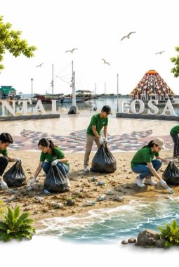 Peringati Hari Lingkungan Hidup Sedunia, Camat Ujung Pandang Ajak Warga Aksi Bersih di Pantai Losari