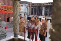 Wali Kota Makassar, Munafri Arifuddin, meresmikan Cetia Zhen An Kong “Sam Ong Hu” Makassar di Jalan Pangeran Diponegoro, Sabtu (13/06/2026).