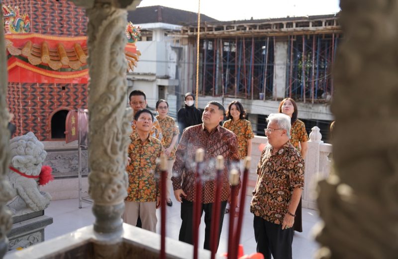 Wali Kota Makassar, Munafri Arifuddin, meresmikan Cetia Zhen An Kong “Sam Ong Hu” Makassar di Jalan Pangeran Diponegoro, Sabtu (13/06/2026).