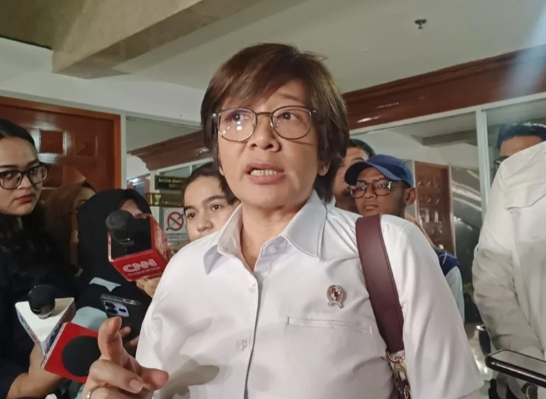 Wakil Kepala BGN, Agustina Arumsari memberikan keterangan pers.  (Foto: int).