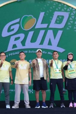 Lepas Peserta Gold Run, Kadispora Syamsul Bahri Ajak Masyarakat Manfaatkam Fitur Makassar Move di Lontara Plus