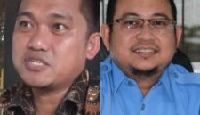 Adik Komjen Pol (Purn) Fadil Imran, Muhammad Yanuar Iswandi (kiri) dan mantan suami eks Bupati Gowa Husniah Talenrang, Khaerul Aco (kanan).